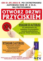 📢 Nowe rozwiązanie w MZK od 1 maja