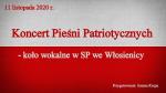 Koncert Pieśni Patriotycznych ONLINE